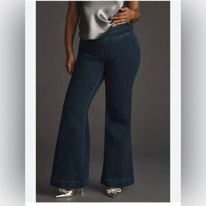 Picro Retro Low Rise Pull On Flare Jeans